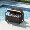 Patio Storage Bench with Cushion and 40 Gallon Under-seat Compartment
